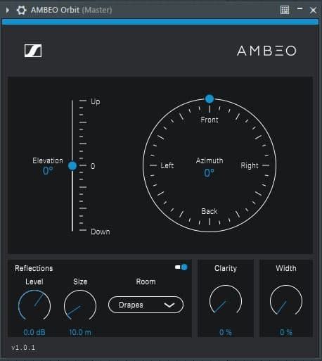 AMBEO Orbit's User Interface
