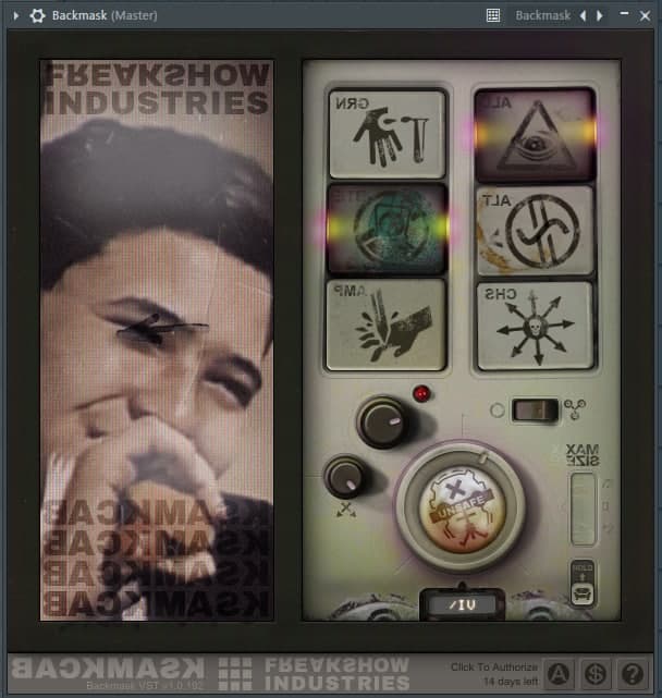 #backmask #back #mask #vst #free