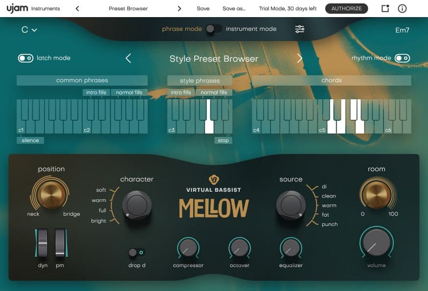 #ujam #virtual #bassist #mellow