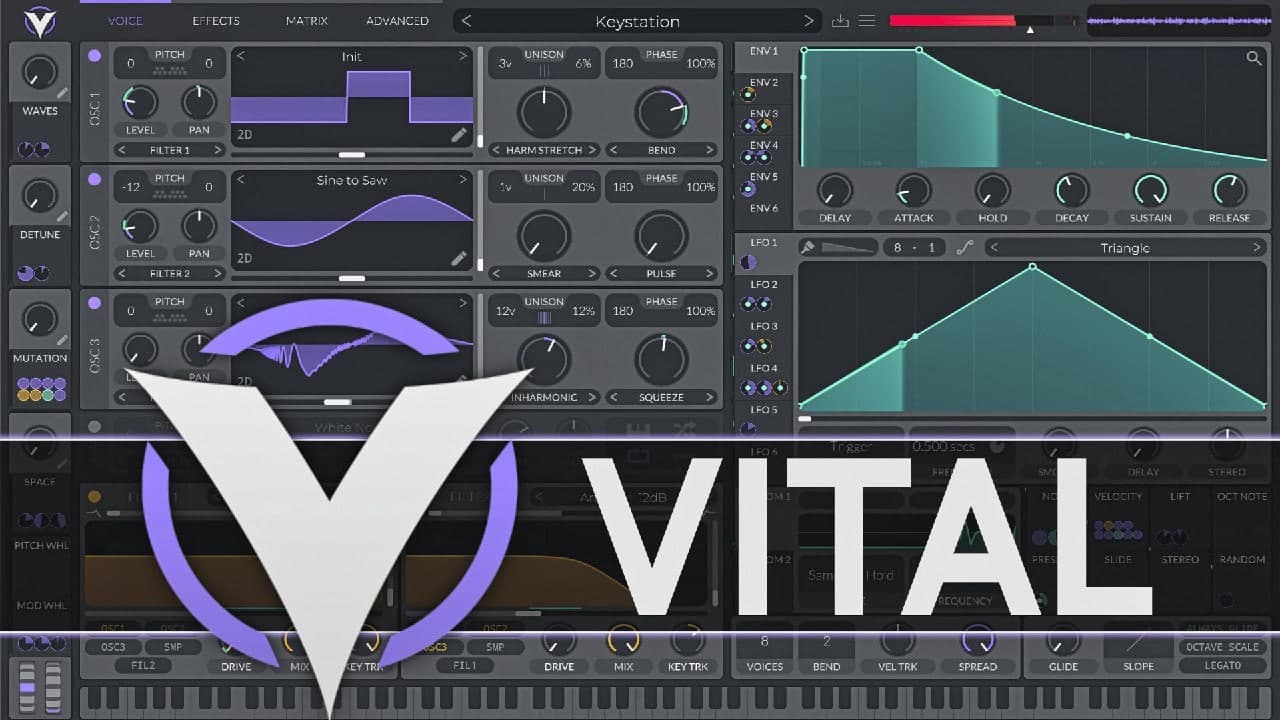 VITAL Spectral warping wavetable synth 😍❤️