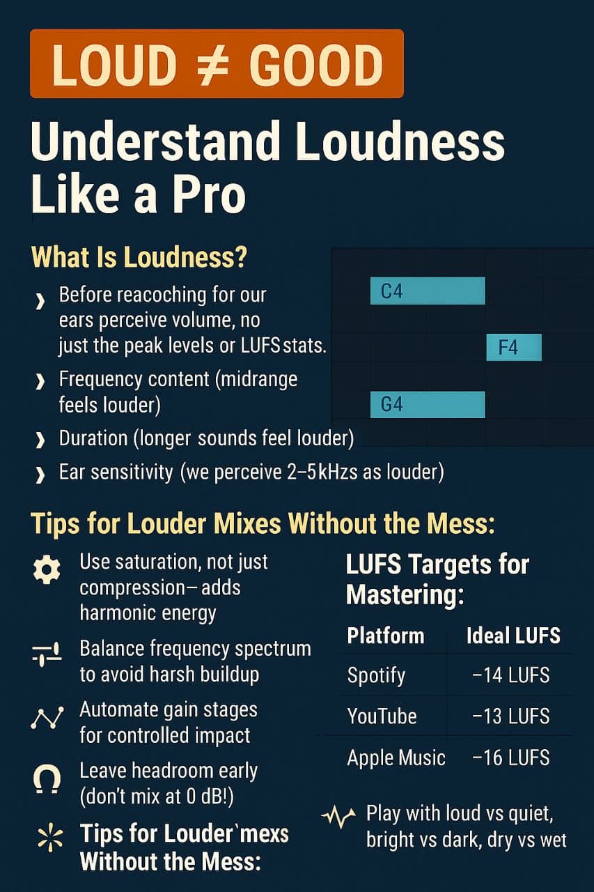 🎚️ “LOUD ≠ GOOD: Understand Loudness Like a Pro” 