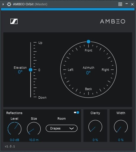 AMBEO Orbit's User Interface