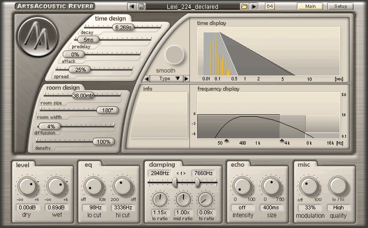 #arts #acoustic #reverb #patch #keygen